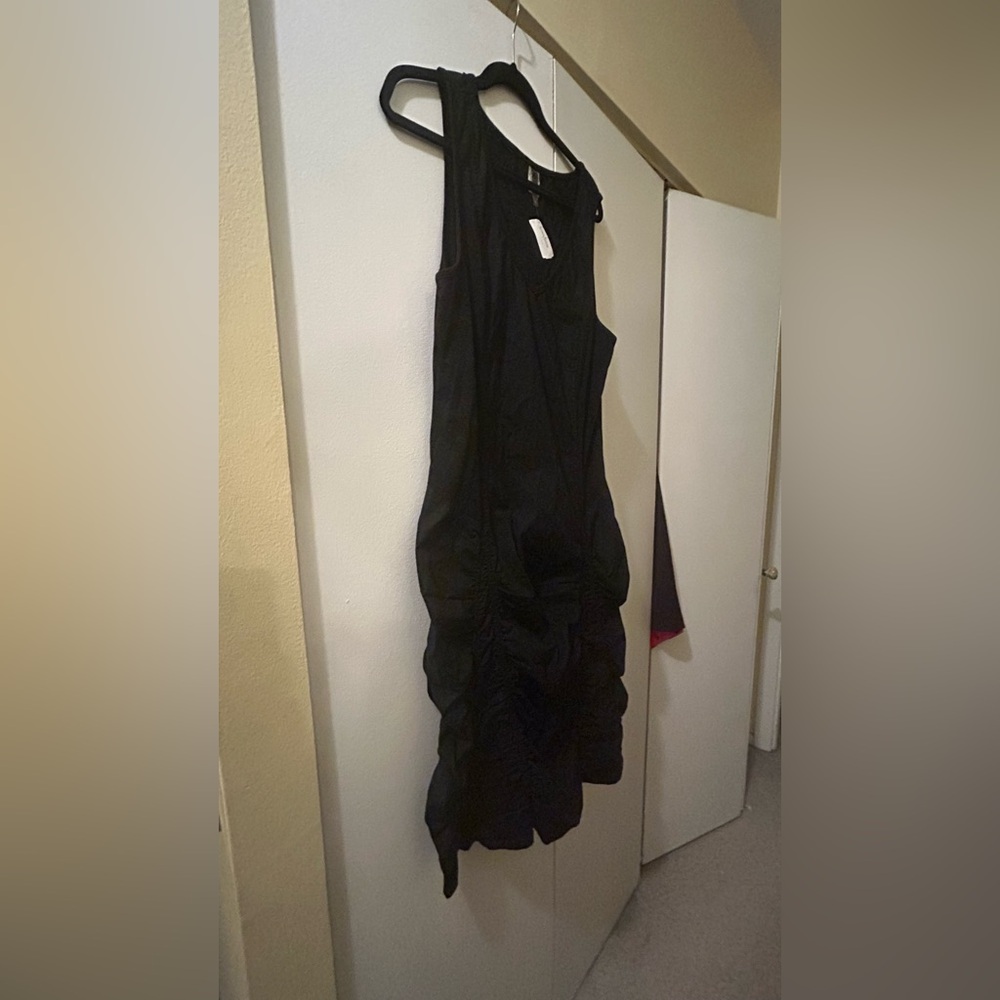 XCVI Black Midi Dress NWT